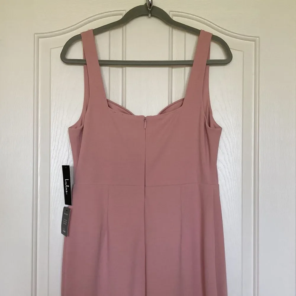 Lulu's Sweetest Thing Mauve Pink Maxi Dress XL - Picture 4 of 12
